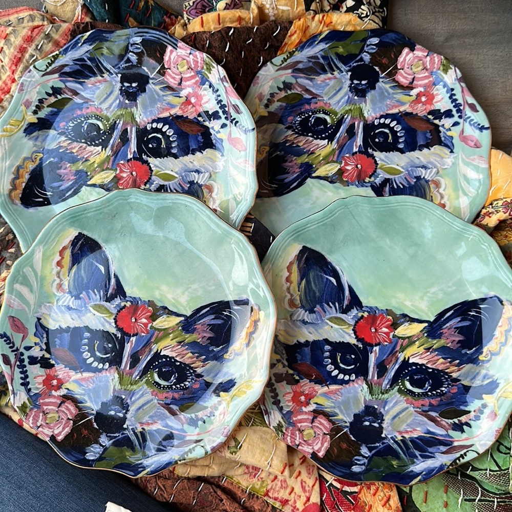 dessert plates by Starla Halfmann from Anthropologie